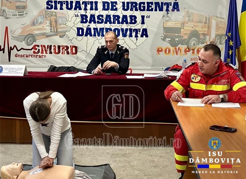 ISU Dâmbovița: 12 voluntari s-au alăturat efectivelor din județ