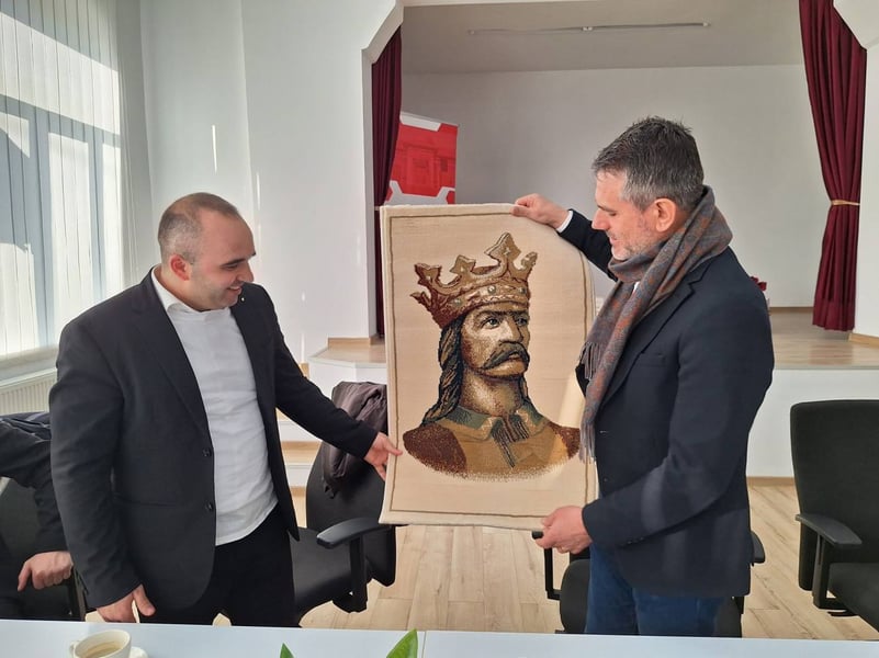 Comuna Dragodana s-a înfrățit, astăzi cu localitatea Jevreni din Republica Moldova