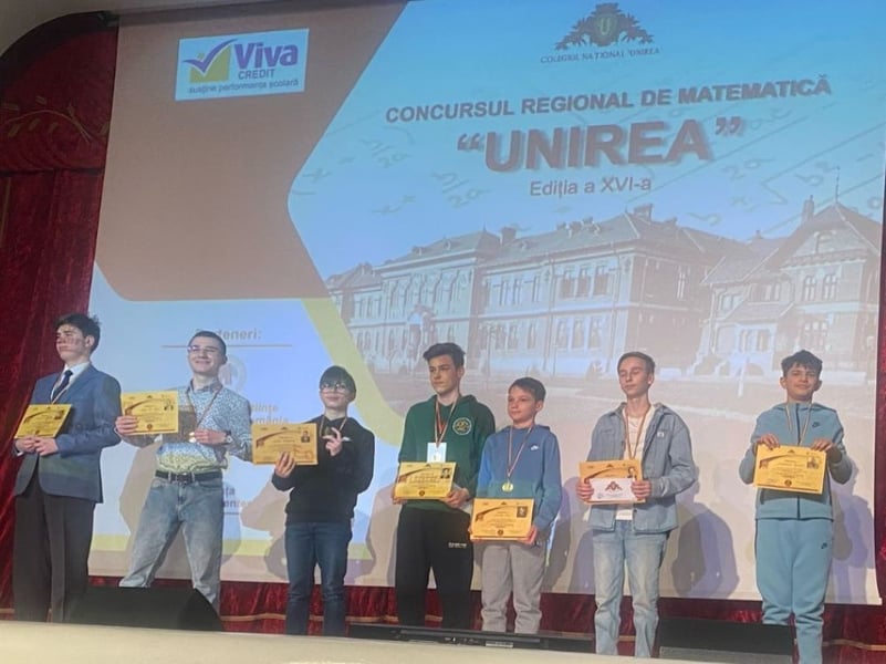 Concursul regional de matematică “Unirea” și-a premiat câștigătorii