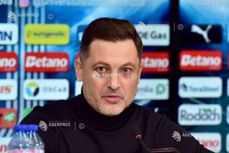 Mirel Rădoi (Universitatea Craiova) – Nu cred că va fi o luptă doar în trei pentru titlul de campioană