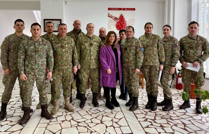 FOTO Militarii Batalionului 288 Antiaeriană au donat sânge