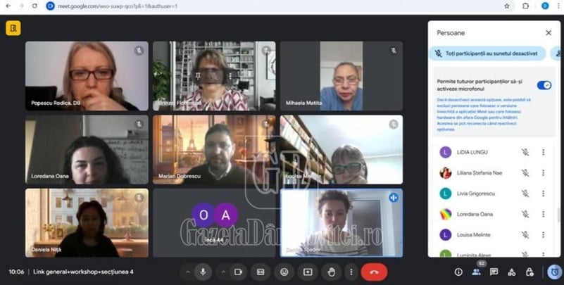 Pregătire online pentru cadrele didactice din Dâmbovița și nu numai, pentru eficientizarea procesului de învățământ