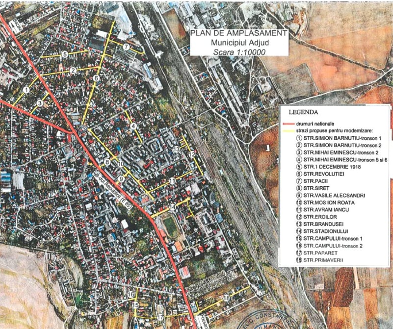 Adjud. Străzile reabilitate nu mai pot fi sparte pentru branșări timp de 5 ani