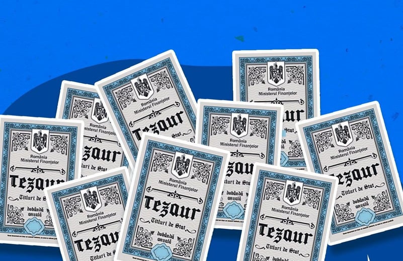 MOZAIC ȘTIRI ECONOMICE: Dobânzi de până la 7,95% la titlurile de stat Tezaur