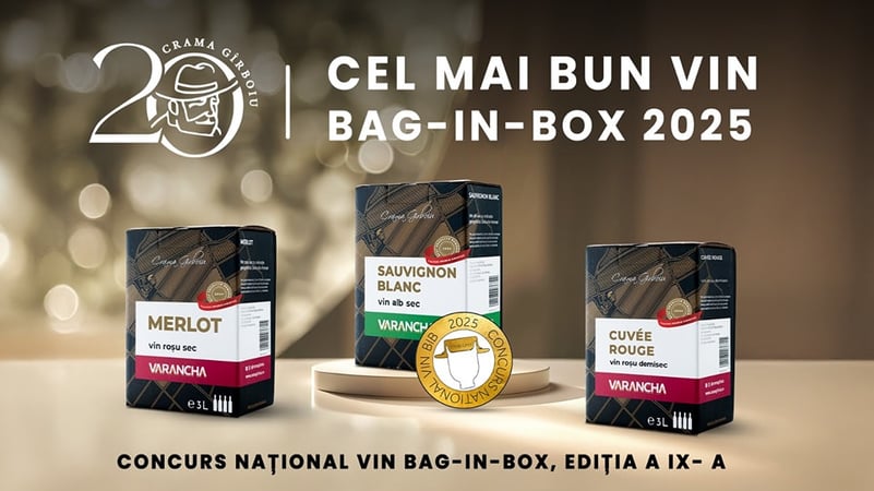 Vinuri vrâncene, premiate la Concursul Național Vin Bag-In-Box