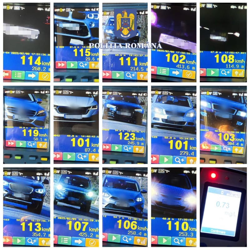 Poliția Dâmbovița a desfășurat o acțiune de amploare pentru siguranța publică