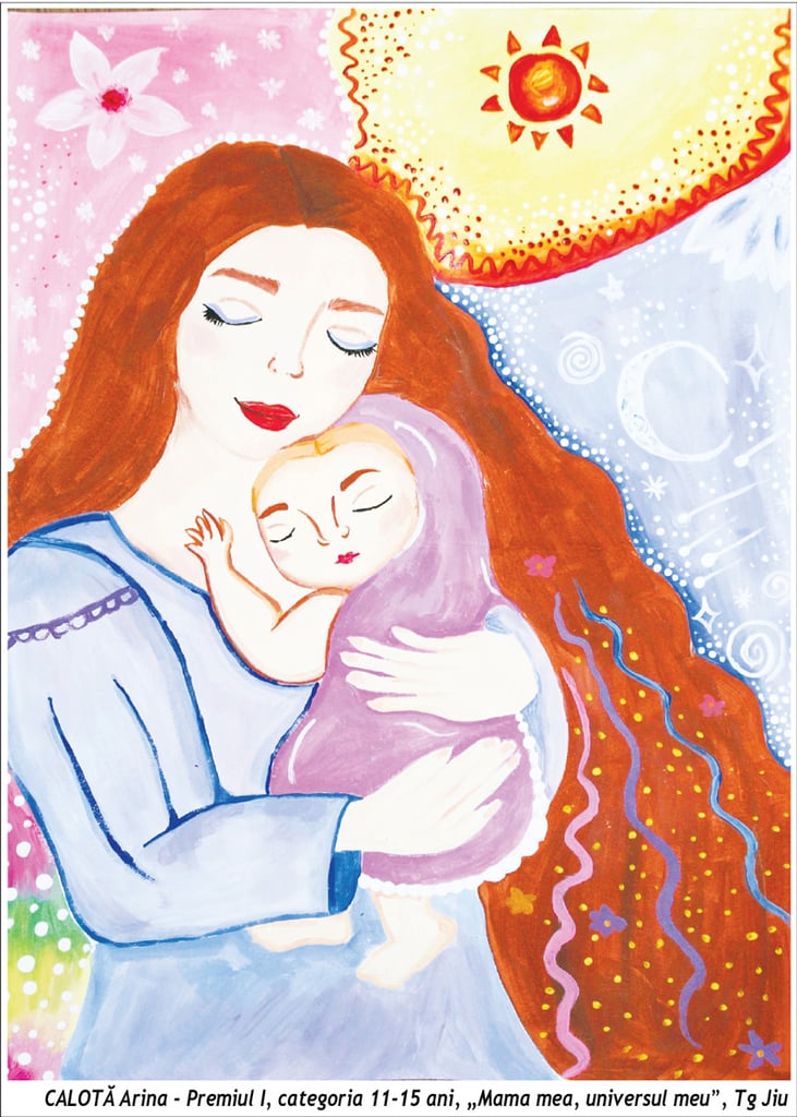 Arina Calotă a obținut Marele Premiu al concursului ,,MAMA mea, MINUNEA mea”