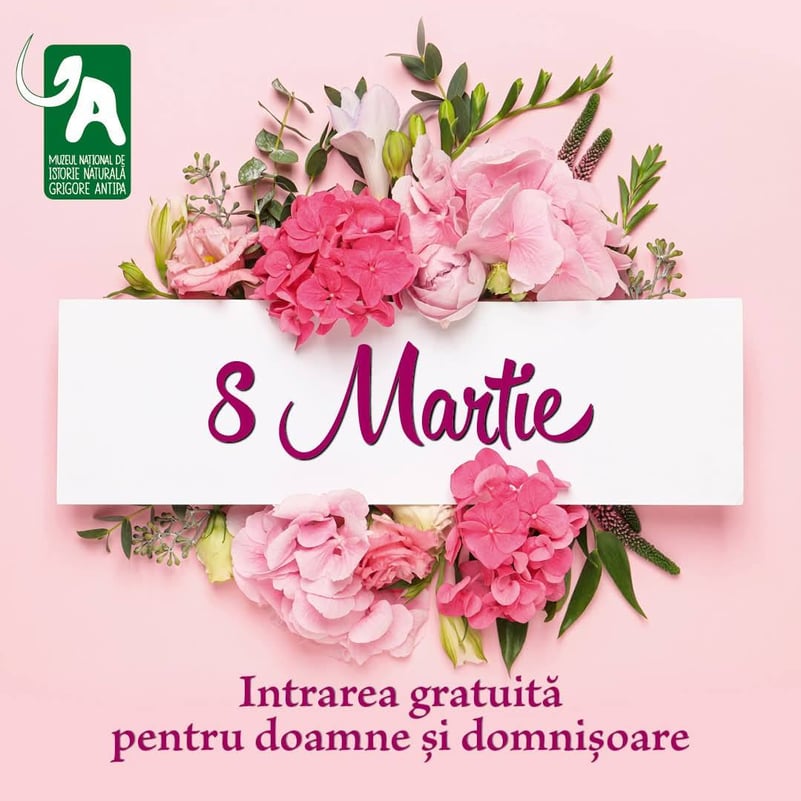 Acces gratuit de 8 Martie, la Muzeul Antipa, în expunerea permanentă pentru doamne şi domnişoare