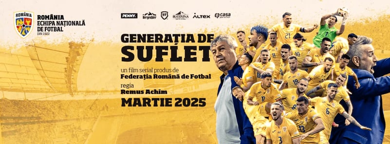 Federația Română de Fotbal lansează mini-seria „Generația de suflet”. Documentarul promite momente spectaculoase cu tricolorii