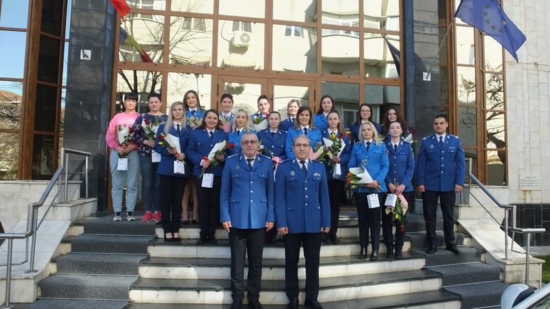 Mesaj emoționant de 8 Martie, pentru femeile din Jandarmeria Vrancea