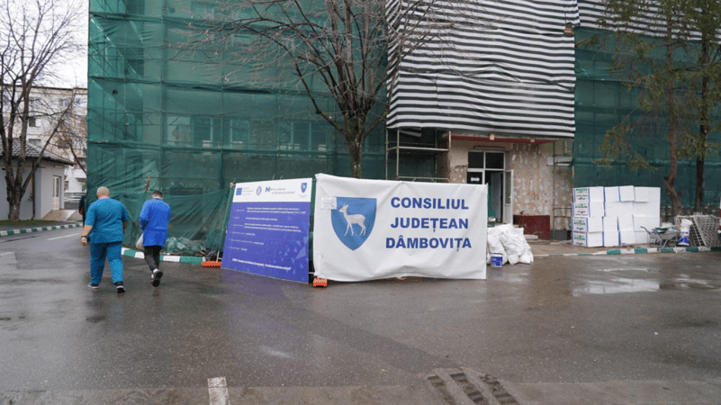 Lucrări de modernizare la Spitalul Județean de Urgență din Târgovişte