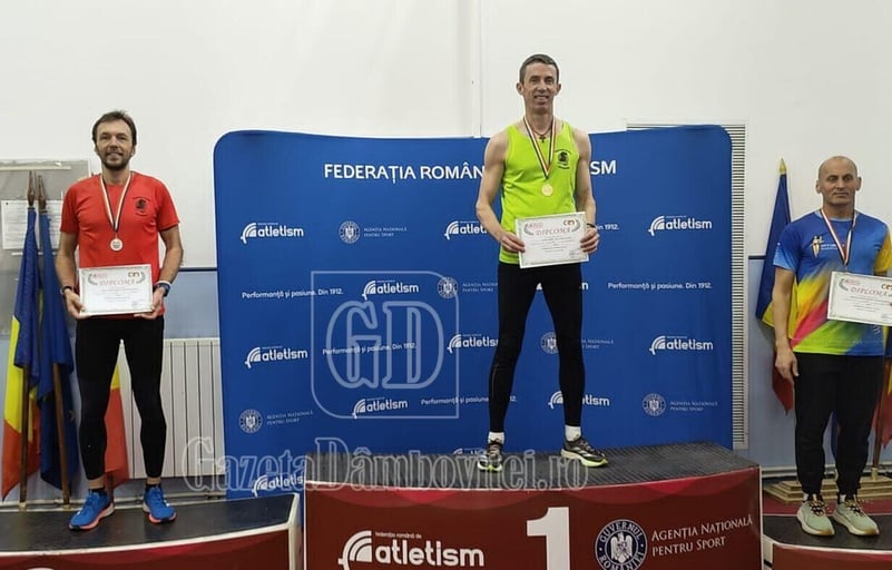 Cătălin Amuza a obținut un nou titlul de campion national și cel mai bun rezultat la Campionatul Național de Sală Masters