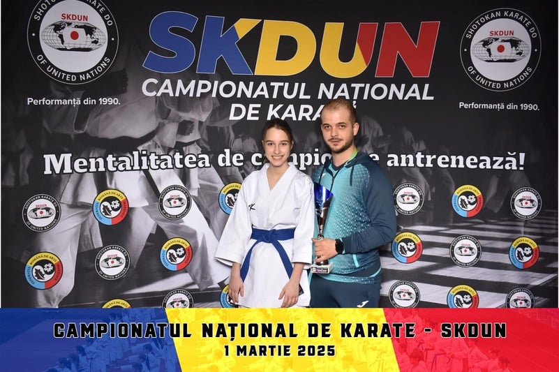 FOTO! Medalii pentru CS Unirea Focșani, la Campionatul Național de karate SKDUN 2025