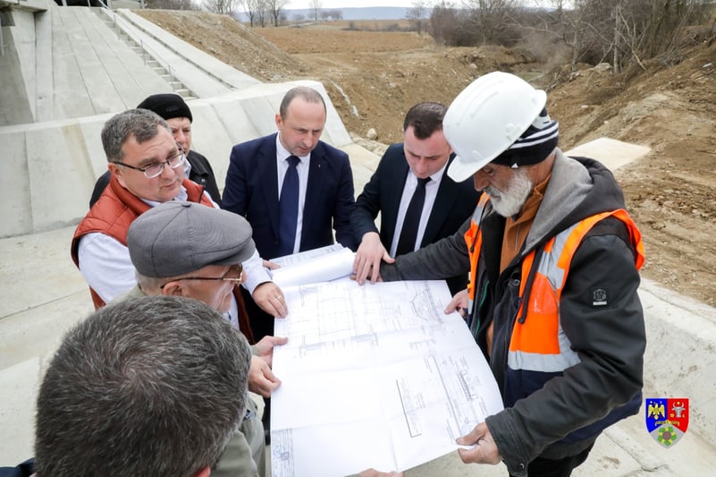 FOTO! Nicușor Halici: Vrancea marilor investiții – Pod nou la Păunești