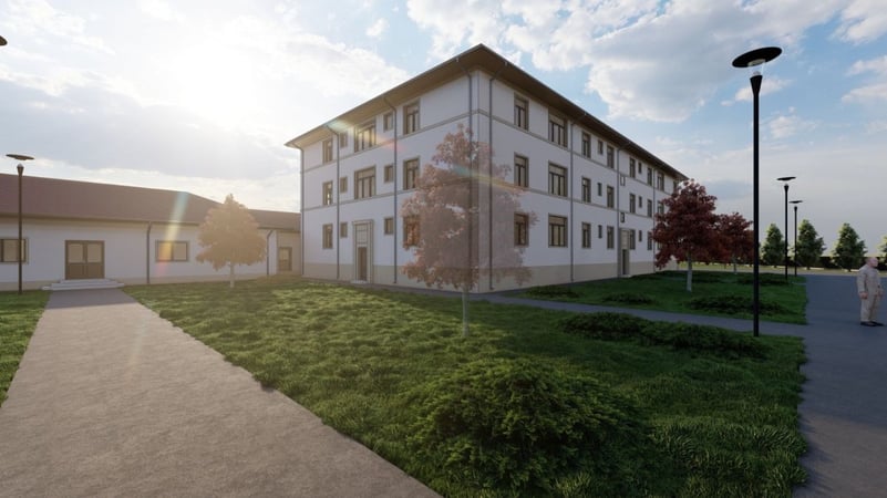 Secția de Psihiatrie a spitalului din Turceni, reabilitată și modernizată cu bani europeni. Se caută constructor!