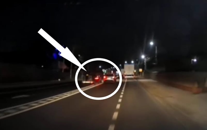 VIDEO Șicanare „de infarct” în trafic, pe DN2 E85, între Buzău și București
