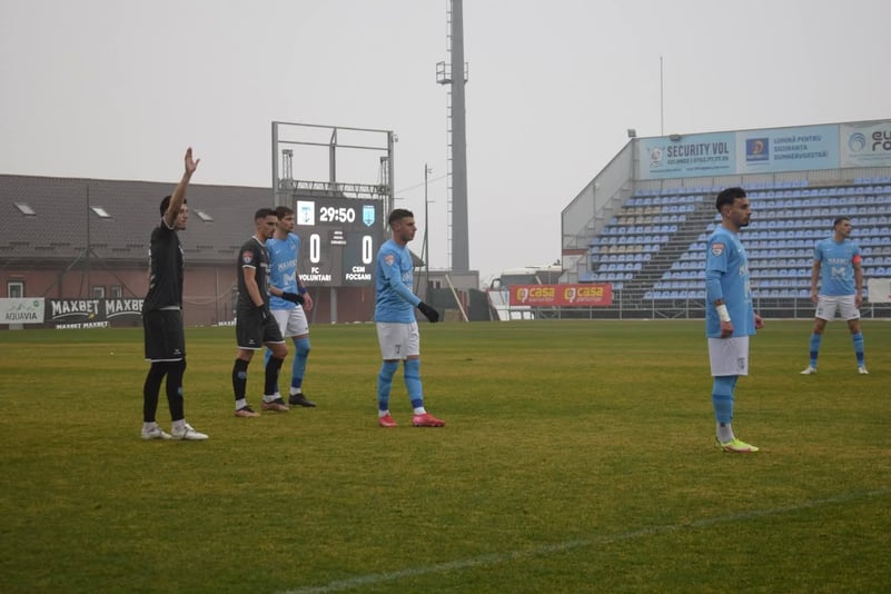 CSM Focșani 2007 – Meciuri cu rezultate de egalitate pentru echipele de fotbal și handbal