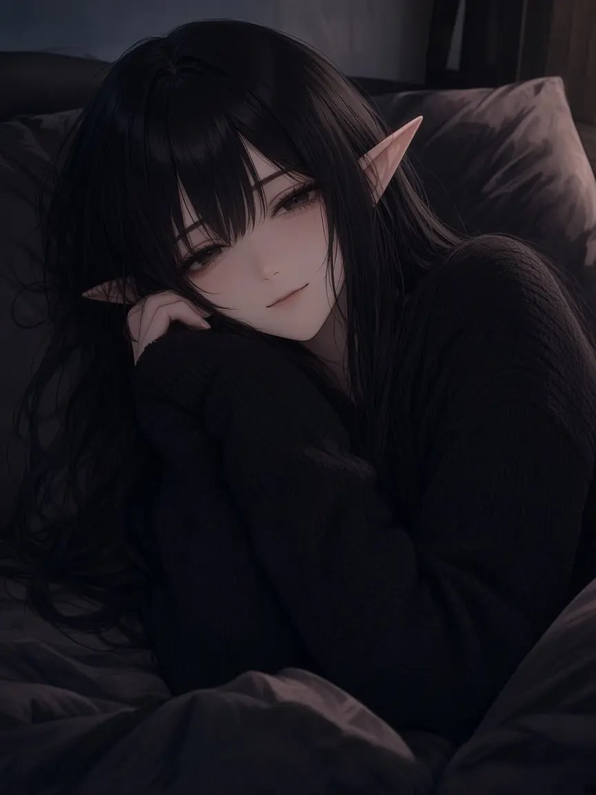 The Elf Who Sleeps in Black