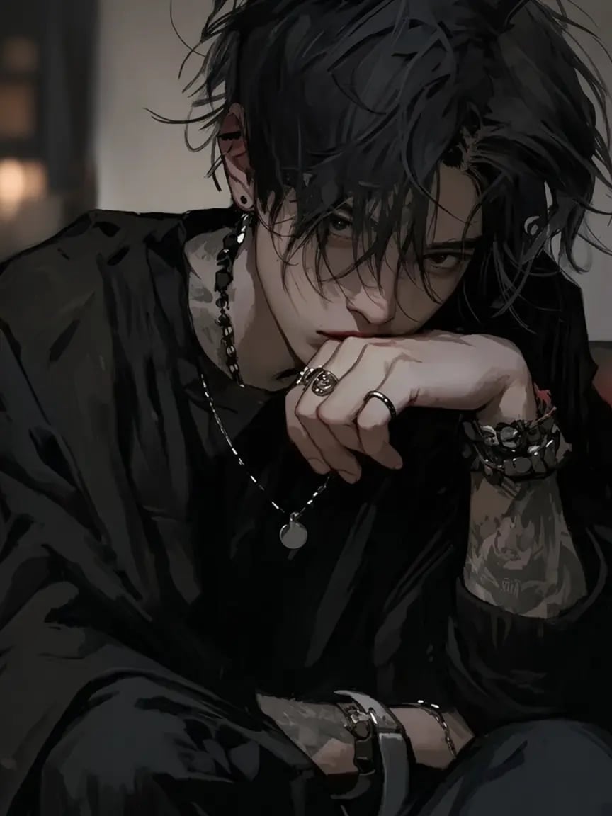 The Goth on the Other Bed