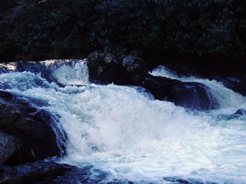 First Class V above Cullasaja Falls