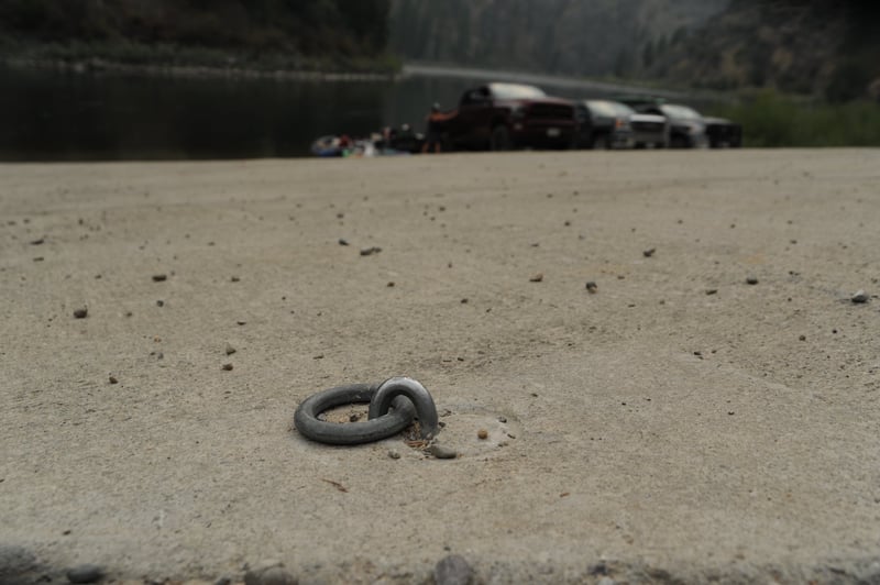 Corn Creek Ramp Tie Off Point
