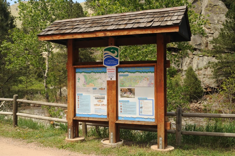 Poudre Park Access Kiosk