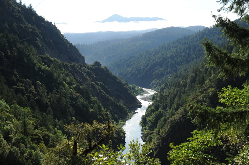 View of the Klamath River