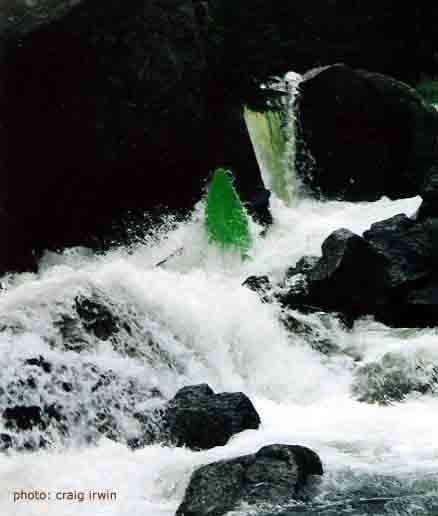 Bridge Falls Drop kayaker 2