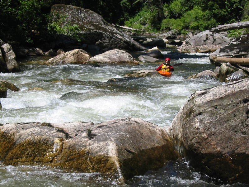Lolo Creek, Idaho at Low Water