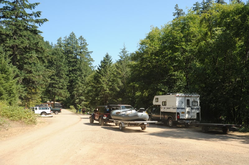 Parking Area at Gravel Bin