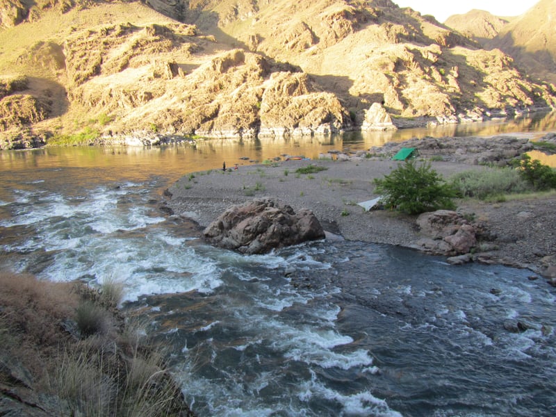 camp 2 at the Snake confluence