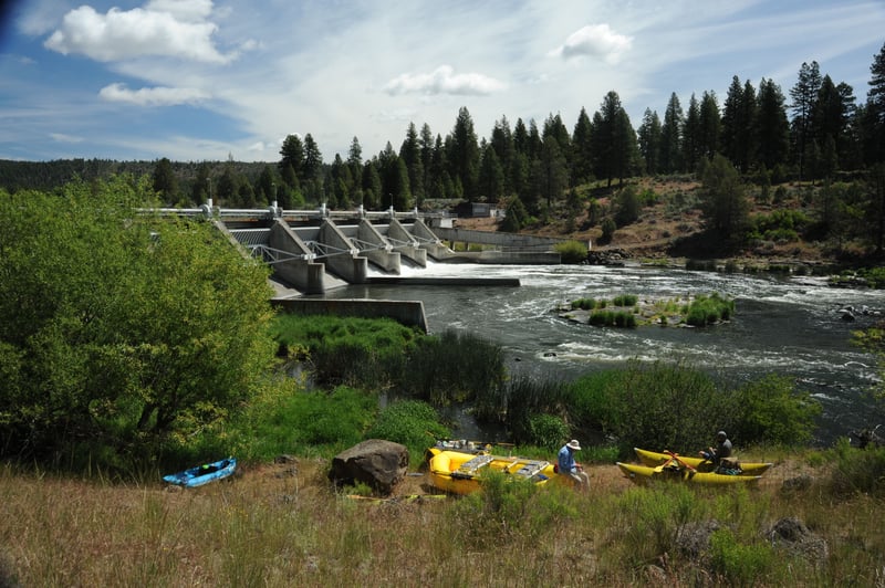 Keno Dam Access, river right
