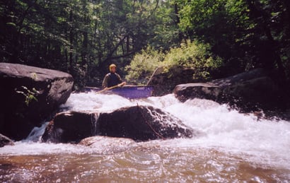Jones Gap with canoe