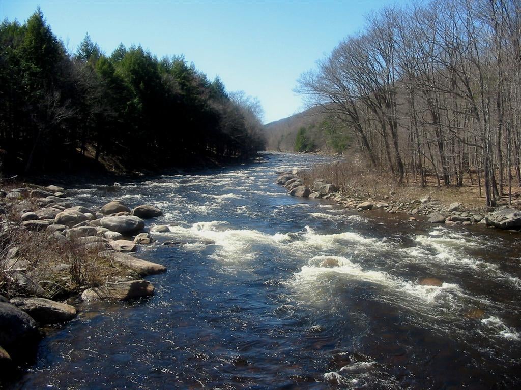 The West Branch Sacandaga River Whitehouse to Sacandaga Campsite reach in New York, shown in American Whitewater route context.