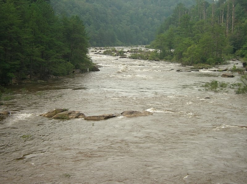 upper ocoee with water