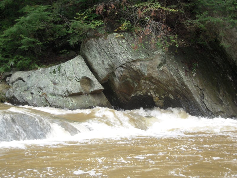 Snap Falls river left