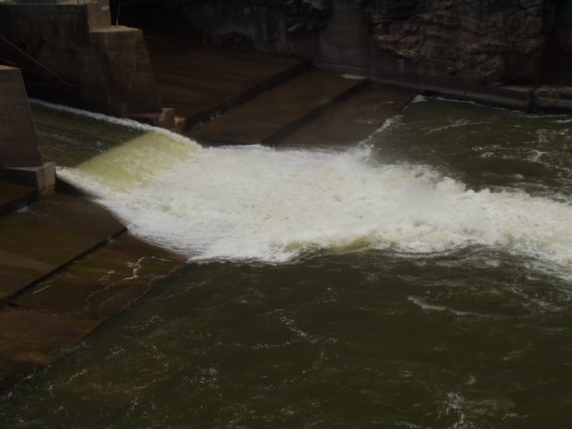Hole At Bottom Of Dam