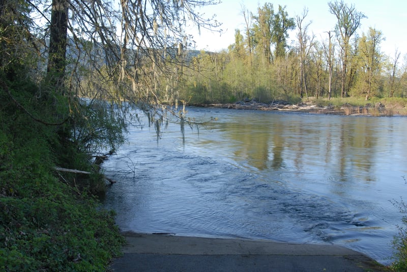 Hayden Bridge Landing Ramp