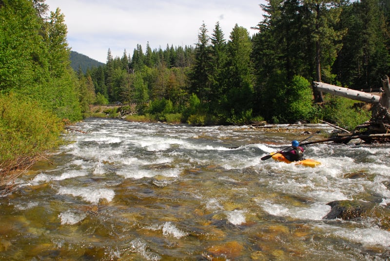 Paddling Nason Creek