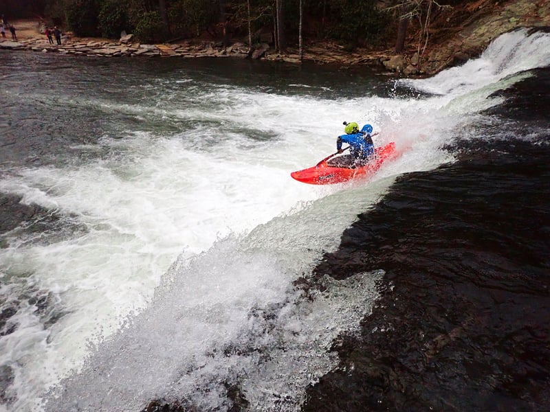  on Little (Fr.Broad trib) @2. Base of Triple Falls to Hooker Falls