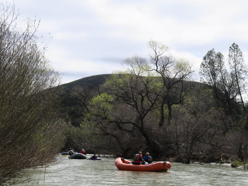 The North Fork as it starts to open up