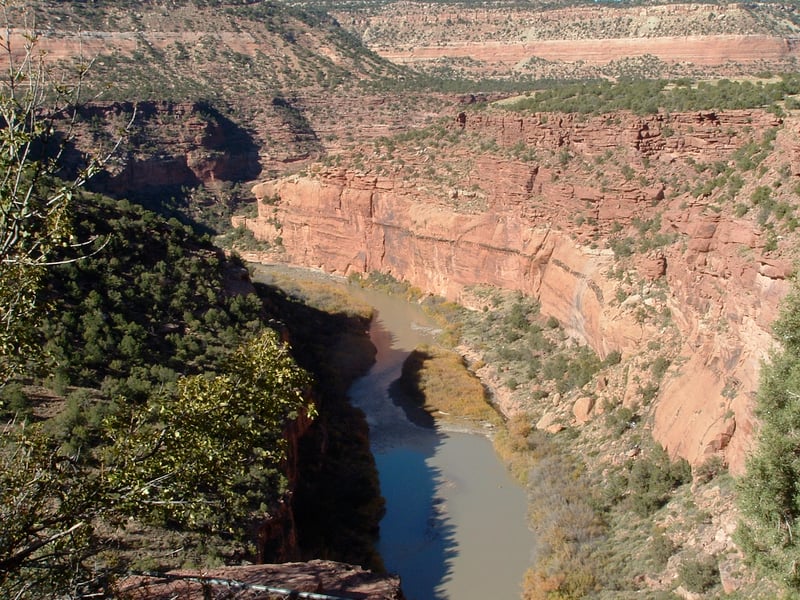 Hanging Flume on the Dolores River