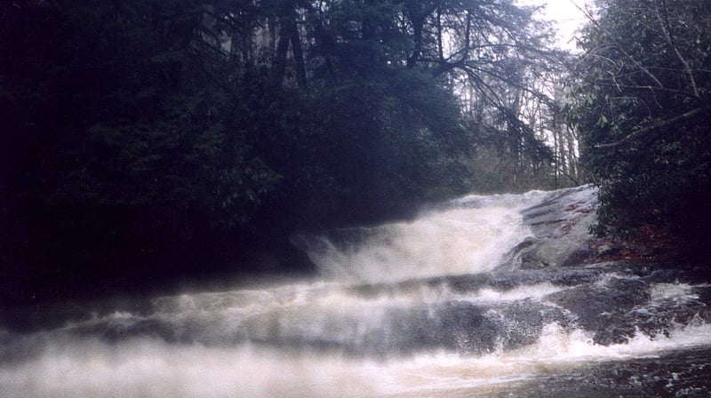 Upstream view of the 1st slide