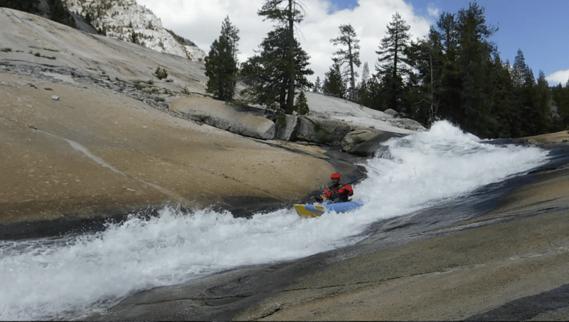 First ledge out of Merced Lake