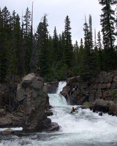 Dan Crain Cleaning Chickenhead Falls