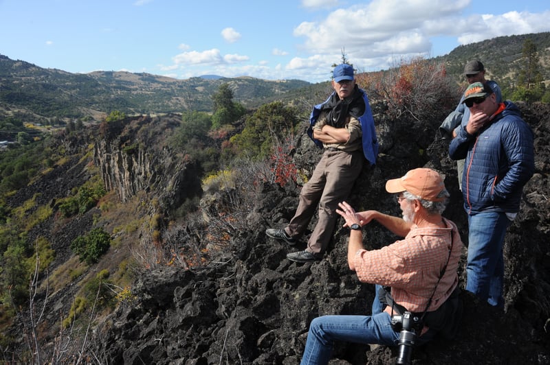 Discussions on the Rim of Wards Canyon