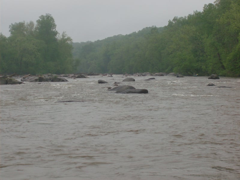 Staunton River - Lunch Rock Rapids