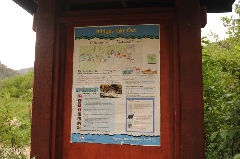 Bridges Take-Out Sign