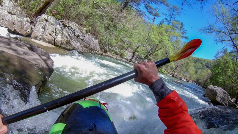 Third rapid, bottom drop