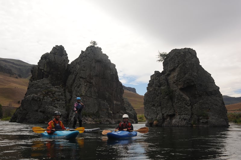 Rock Outcrops Near River Mile 70